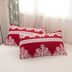 Set di biancheria da letto Queen Size fiocco di neve rosso Set di biancheria da letto vacanza di lusso <span class=keywords><strong>buon</strong></span> <span class=keywords><strong>natale</strong></span> per la decorazione della camera da letto - Product Image 3