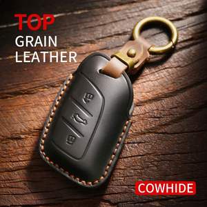 Funda de cuero para llaves de coche, estilo vintage, compatible con Roewe i5, RX5MAX, RX3, MG HS, MG 5i6max, funda de cuero genuino. - Product Image 1