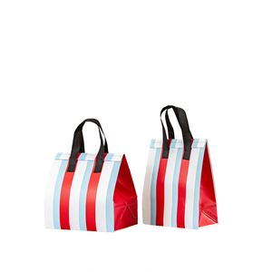 Eco Friendly Nonwoven Thermal Insulated Waterproof Foldable Cartoon Grocery Bag Custom Logo Cooler Tote for Supermarket Food - Product Image 1