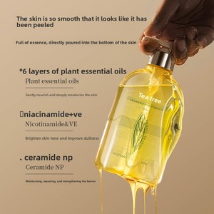 Olio da Bagno Aguria Tea Tree per la Bellezza della Pelle, Nutre, Purifica in Profondità, Idrata e Allevia la Secchezza e il Prurito, 330ml Bagnoschiuma - Product Image 1