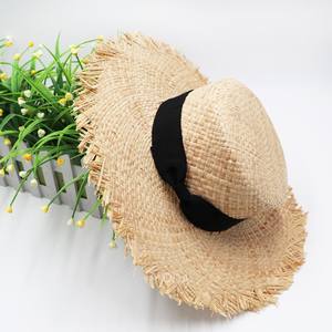 2024 rộng vành tua lớn vành xô mặt trời xô UV bảo vệ bãi biển Mũ phụ nữ phụ nữ Hawaii mũ rơm - Product Image 4