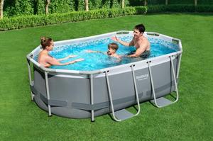 Estway 56617-<span class=keywords><strong>Piscina</strong></span> con marco de acero y plástico, <span class=keywords><strong>piscina</strong></span> sobre el suelo - Product Image 2