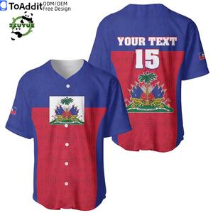 Maillot de football personnalisé d'Haïti Coupe du monde de football 2026 Vêtements de course d'échauffement Survêtement Tenue d'entraînement - Product Image 1