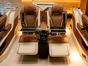Kit d'aménagement intérieur pour véhicule commercial CARRDIE, panneaux latéraux, <span class=keywords><strong>2</strong></span> sièges <span class=keywords><strong>Aero</strong></span>, système de contrôle tactile en cuir, personnalisable - Product Image 2