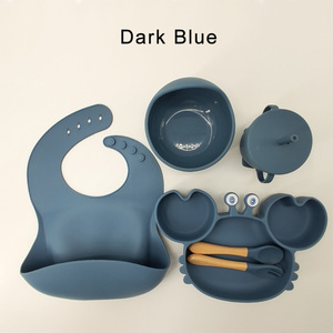Ensemble de plateaux multifonctionnels en bambou et silicone pour enfants, organisateur de nourriture, forme irrégulière, vaisselle sûre et réutilisable - Product Image 4