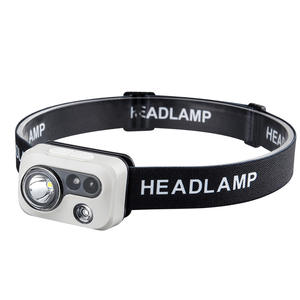 Lampe frontale HN-T69, lumière LED rechargeable 2000mAh pour la pêche de nuit, la randonnée, le camping, la spéléologie, la patrouille - Product Image 1