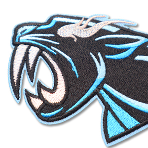 Wholesale Custom Iron <b>on</b> <b>Patches</b> NFL Chenille Twill Fabric Football Hat <b>Patches</b> With Sequin and Glitter - Product Image 5
