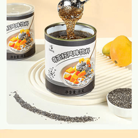 Doting grosir OEM diskon kualitas susu teh Boba rendah kalori siap untuk makan Q bom gelembung teh bahan Chia biji saus