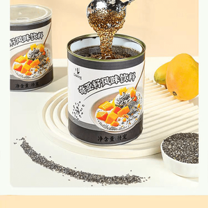 Doking Venta al por mayor OEM Descuento Calidad Té de la leche Boba Bajo en calorías Listo para comer Q Bomb Bubble Tea Ingredientes Chia Semillas <span class=keywords><strong>Salsa</strong></span> - Product Image 1