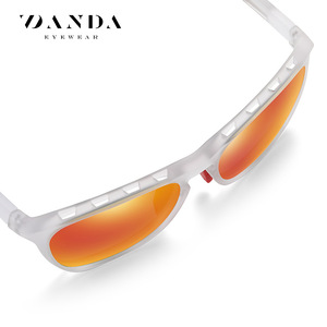 Danda Polarized Sunglasses TR7516 UV400 Sport Outdoor Driving Fishing Cycling <b>Grey</b> <b>Frame</b> TAC Lens - Product Image 4