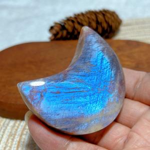 Vente chaude Pierre de lune bleue en cristal naturel de haute qualité pour la décoration de la maison - Product Image 2