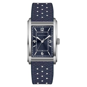New Fashion 28MM Square <b>Watch</b> for Men VH31 Movt Sports <b>Watches</b> Blue Stainless Steel Sapphire Crystal Waterproof - Product Image 6