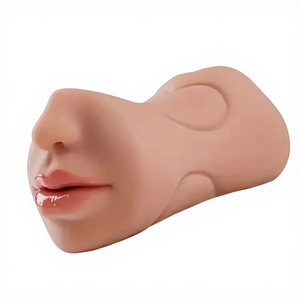 Masturbador Masculino con Textura Beige Claro <span class=keywords><strong>de</strong></span> Simulación Realista en <span class=keywords><strong>3D</strong></span>, Producto para Adultos, Juguete Sexual Vaginal Portátil, 18+ - Product Image 1