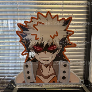 IP65 acrílico My Hero Academy luces <span class=keywords><strong>de</strong></span> neón luz <span class=keywords><strong>de</strong></span> neón personalizada regalo creativo decoración <span class=keywords><strong>de</strong></span> vacaciones lámpara hogar signo - Product Image 2