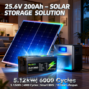 Baterai LiFePO4 24V 25.6V 200Ah Deep Cycle untuk Solar, Marine, dan RV - Product Image 4
