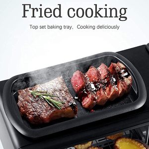 In Stock Electric Multifunction 3-in-1 9L Stainless Steel Household <b>Toaster</b> Oven Breakfast Maker - Product Image 5