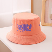 Sombrero de Sol Estilo Primavera y Otoño, Divertido y Moderno Sombrero de Pescador con Dibujos Animados para Bebés, Gorra de Protección Solar para Niños y Niñas