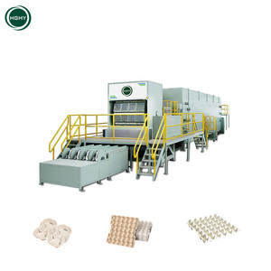 Hghy Cheap Make Egg Boxes Carton Plate Machinery Waste Paper Pulp Molding Recycling Production Line Egg Tray Making Machine