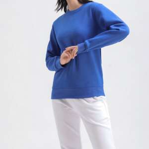 เสื้อสเวตเชิ้ตผู้หญิง แขนยาว ผ้าถัก นุ่มสบาย คอกลม มีซับในขนแกะ สไตล์ลำลอง สำหรับฤดูใบไม้ร่วง/ฤดูหนาว/ฤดูใบไม้ผลิ ปี 2025 - Product Image 1