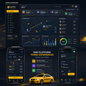 Desarrollo Personalizado de Aplicaciones para <span class=keywords><strong>Taxis</strong></span> con Etiqueta Blanca Glit, Personalización con Logotipo de Marca, Compatible con IOS/Android, Operación Independiente, Lanzamiento Rápido - Product Image 4