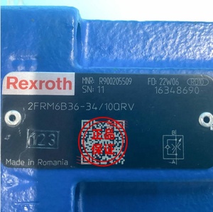 ตัวควบคุมการไหลของไฮดรอลิกแบบควบคุมความเร็วรุ่น Original R900205509 2FRM6B36-3X/10QRV มีสินค้าในสต็อก - Product Image 4