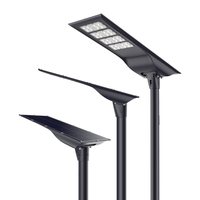 L'éclairage public économiseur d'énergie 30W 60W 90W 150W a mené extérieur tout dans un réverbère solaire de LED avec le capteur de mouvement