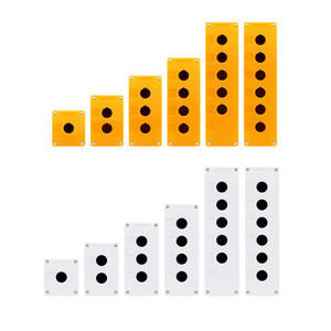 Boîtier de commande à bouton-poussoir 12345 trous, étanche à la poussière et à l'eau, avec indicateur, arrêt d'urgence, tension max. 12V, niveau IP65 - Product Image 4