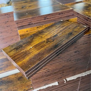 Paneles de madera MDF 40x18x1.2 cm, diseño rústico para estantes y soportes para flores - Product Image 2
