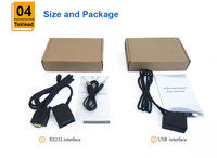 Module de scanner de codes-barres industriel robuste DF4100D à montage fixe TCP/IP avec interface USB 1D 2D QR pour contrôle d'accès et impression