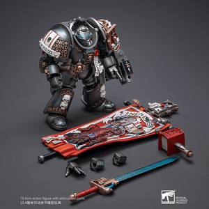 JOYTOY Warhammer 40K Grey Knights Terminator Retius Akantar Figura de Acción Coleccionable 1/18 Modelo <span class=keywords><strong>Oficial</strong></span> Auténtico - Product Image 6