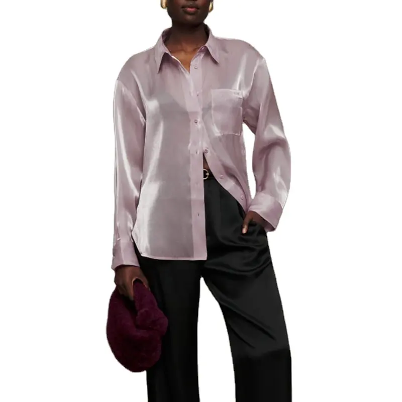 Модная Высококачественная рубашка большого размера с длинными рукавами, лидер продаж, женские рубашки и блузки