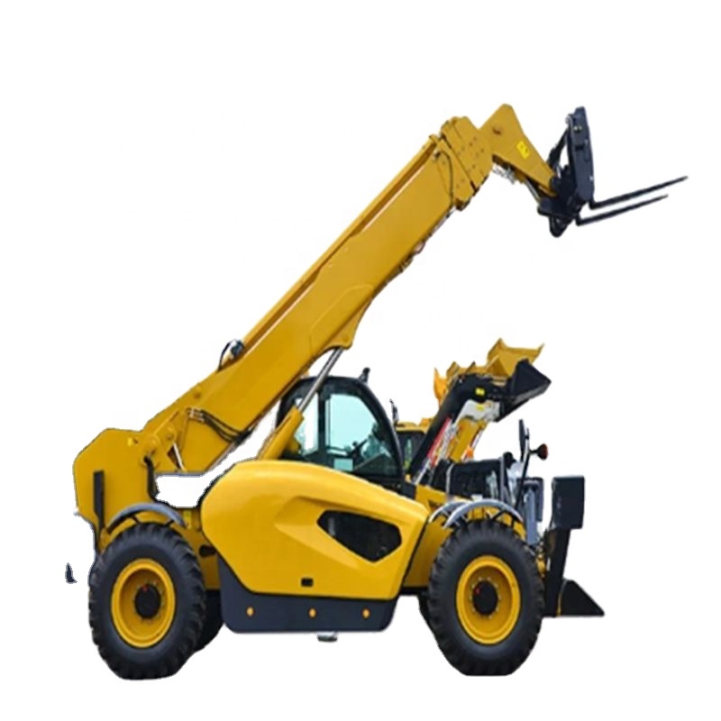 Недорогой компактный 2-тонный Телескопический дизельный вилочный погрузчик, строительное оборудование, новый маленький домашний складской садовый портативный вилочный погрузчик