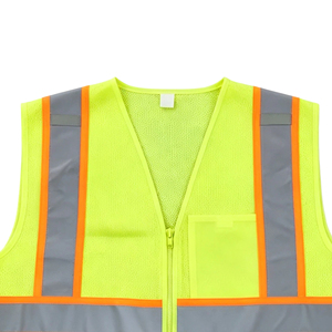 Chaleco de Seguridad Reflectante Ligero de Alta Visibilidad, Transpirable, con Logotipo Personalizado en Color - Product Image 2