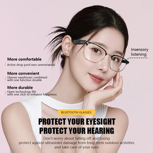 MZ09スマートアイメガネイヤフォン付き<span class=keywords><strong>2</strong></span>インチ1イヤホンBTタッチコントロールAI音声アシスタントMZ 09偏光オーディオフォンサングラス - Product Image 1