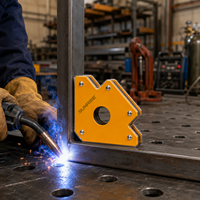 Fixateur de soudage robuste transfrontalier à trois points, outil magnétique en fer et aimant, sans interrupteur, positionnement par adsorption