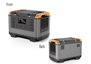 สถานีไฟฟ้าพกพาความปลอดภัยสูง 2400W 2016Wh LiFePO4 ระบบสำรองไฟฟ้าคลื่นไซน์บริสุทธิ์ เครื่องกำเนิดพลังงานแสงอาทิตย์สำหรับบ้าน แคมป์ปิ้ง และกิจกรรมกลางแจ้ง - Product Image 3