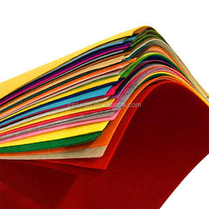 Feuilles de tissu <span class=keywords><strong>feutre</strong></span> de couleurs assorties, carrés pour loisirs créatifs, non tissé, épaisseur 1 mm 2 mm - Product Image 2