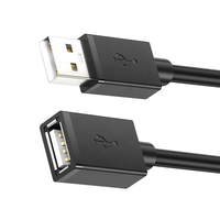 Câble d'extension USB 2.0, Type A mâle vers femelle, matériau durable, transfert de données rapide