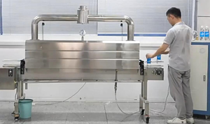 Nhà Máy Giá Chai Nhãn Thu Nhỏ Tay Áo Hơi Nước Thu Nhỏ Đường Hầm Thu Nhỏ Máy Với Thép Không Gỉ Hàng Đầu Chuỗi Băng Tải - Product Image 4