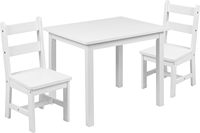 Ensemble de bureau et de chaises en bois massif pour enfants pour garçons et filles, adapté aux chambres d'enfants et aux salons dans les écoles