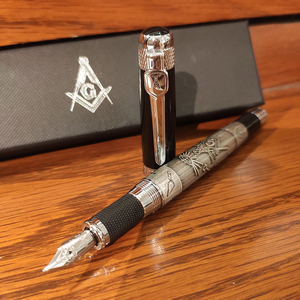 선물 세트 프리메이슨 기호 펜 Jinhao 189 사용자 정의 디자인 서명 볼펜 - Product Image 6