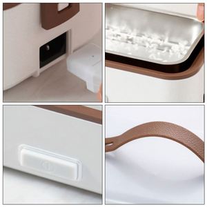 304 Stainless Steel Household Electric Heating Heating Food Heater Lunch <b>Box</b> with Detachable Container - Product Image 5