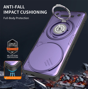 Coque de téléphone antichoc à chargement magnétique sans fil avec protection d'objectif coulissant anti-chute, modèle 2026, pour <span class=keywords><strong>HONOR</strong></span> 600 LITE - Product Image 4