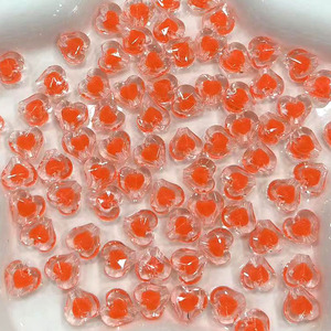 Heart Shaped Acrylic Beads 12mm For Bracelet Making Bulk Loose Beads DIY Jewelry Accessory Spring 2024 Yiwu Origin - Product Image 2