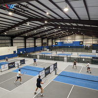 Edificio Deportivo 36x40m con Doble Acabado Anticorrosión, Cancha de Pádel, Acero Estructural Industrial Q235 para Exteriores, 50 Años de Garantía