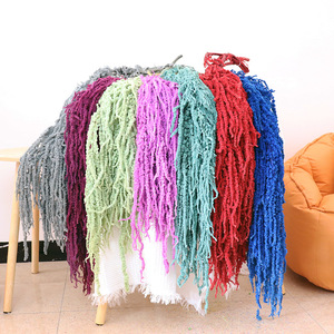 Conservato vera e propria pianta di amaranto essiccata <span class=keywords><strong>5</strong></span> pz fiore appeso conservato Amaranthus Caudatus bouquet di nozze decorazione - Product Image 2