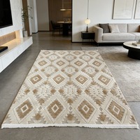 Tapis Jacquard tufté tissé à la machine, confortable, antidérapant, facile d'entretien, pour salon et chambre, pour le commerce transfrontalier