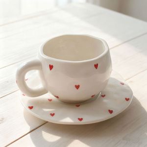 Borraccia Capuccino Mug Caf Nescaf Rouge Rode Koffiemok Copo De <strong>Nespresso</strong> Jogo Xicara Cafe Juego Tazas Supplier - Product Image 5