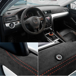 Cubierta <span class=keywords><strong>de</strong></span> Tablero en Alcántara para Volkswagen Passat 2011-2015, Alfombrilla Protectora, Modificación Interior, Kit <span class=keywords><strong>de</strong></span> Tapicería - Product Image 2