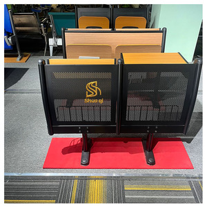 Chaise de salle de classe moderne en contreplaqué avec <span class=keywords><strong>tablette</strong></span> d'écriture et base en acier, garantie 5 ans - Product Image 5